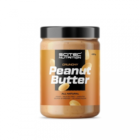 Scitec 100% Peanut Butter CRUNCHY 400 g Scitec 100% Peanut Butter CRUNCHY 400 g