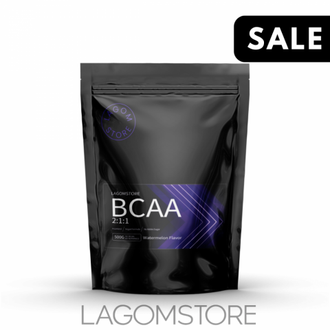 Lagomstore BCAA 2:1:1 500 g – esenciálny aminokyselinový nápoj v klasickom pomere 2:1:1 pre športovcov