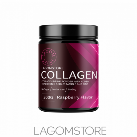 Lagomstore Collagen 300 g – prémiový hydrolyzovaný kolagénový prášok pre podporu pokožky, vlasov a kĺbov