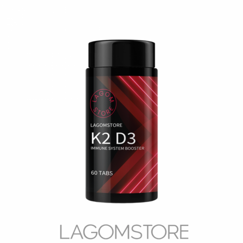 Lagomstore K2 + D3 Vitamin – kapsuly na podporu kostí a imunitného systému