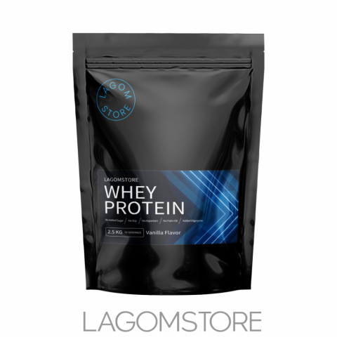 Lagomstore Whey Protein 2500 g – kvalitný srvátkový proteín vo veľkom 2500 g balení pre intenzívny tréning
