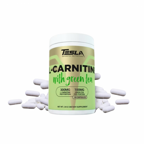 Tesla L-CARNITINE WITH GREEN TEA 30 kapsúl