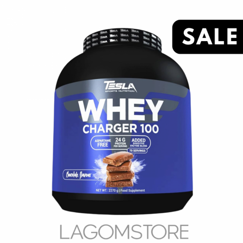 Tesla Whey Charger 100 2270 gr – srvátkový proteín na rast a regeneráciu svalov, Lagomstore.sk