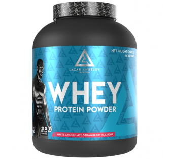 Lazar Angelov Whey Protein Powder 2000 g – prémiový srvátkový proteín s 23 g bielkovín v dávke na rast svalovej hmoty