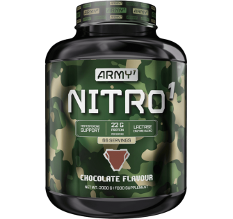 Army1 Nitro – proteín s kreatínom a tráviacimi enzýmami, ideálny na podporu testosterónu
